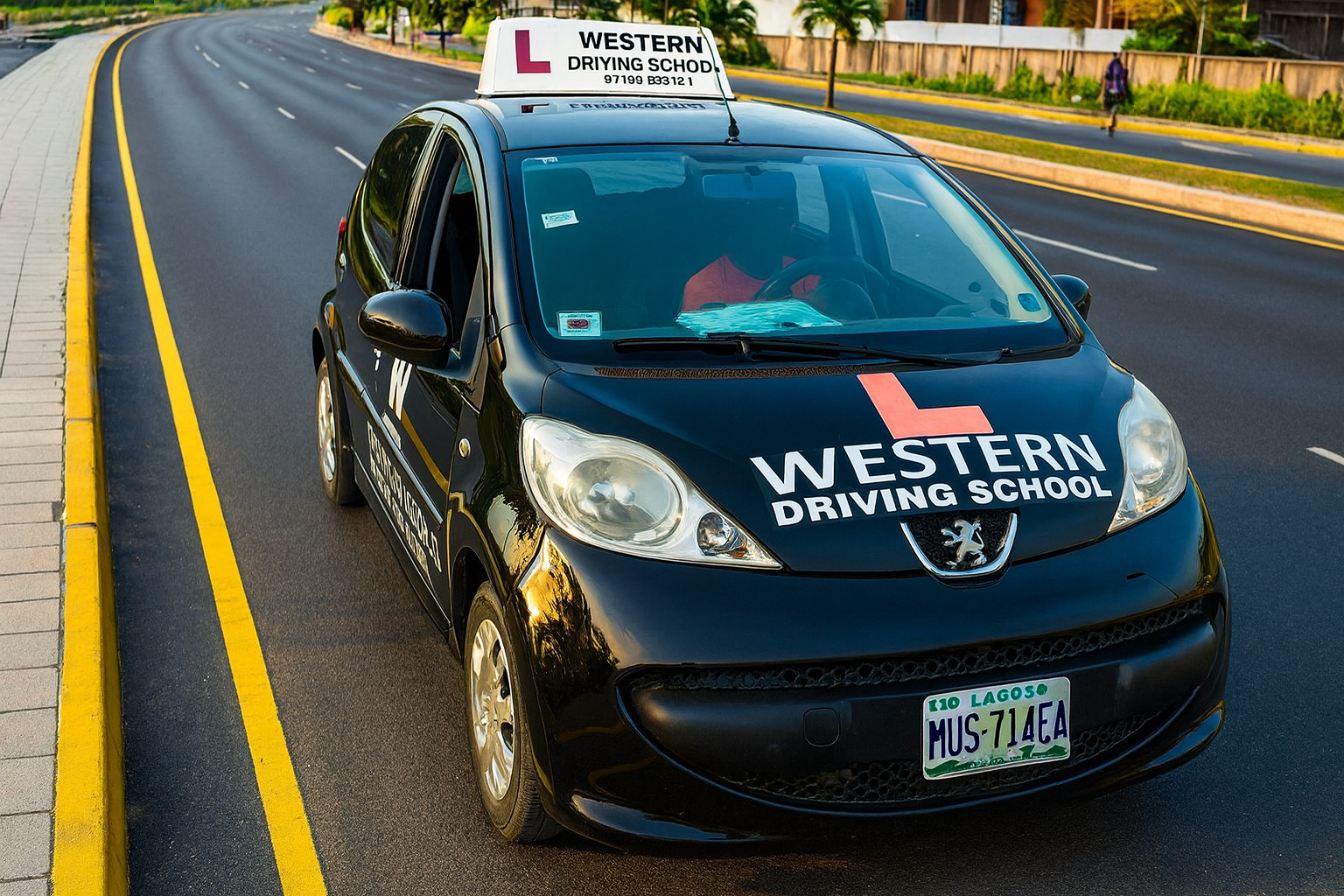 WDS Training Vehicle - Black Peugeot
